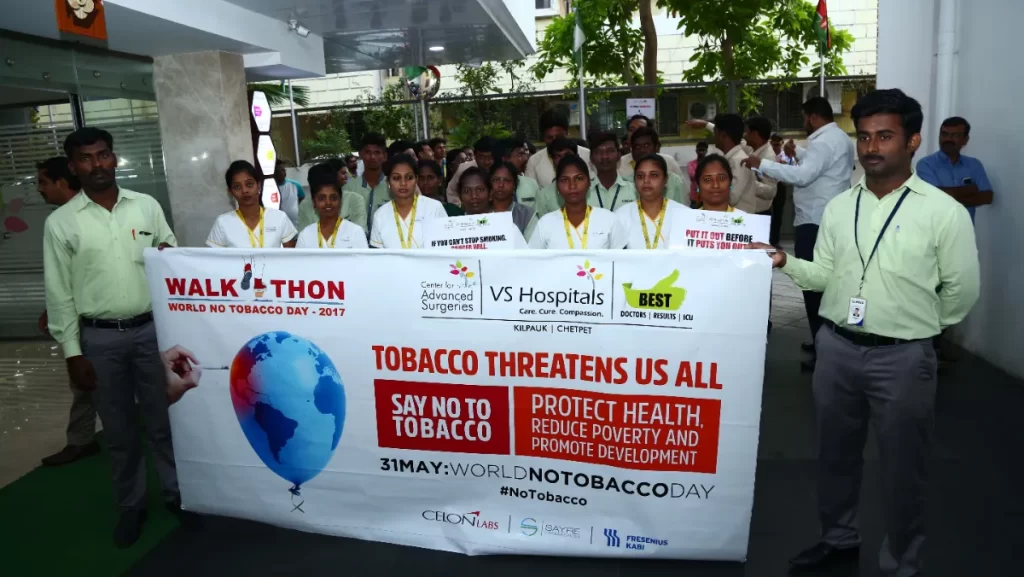 World No Tobacco Day Walkathon 2017 Awareness Month Activities