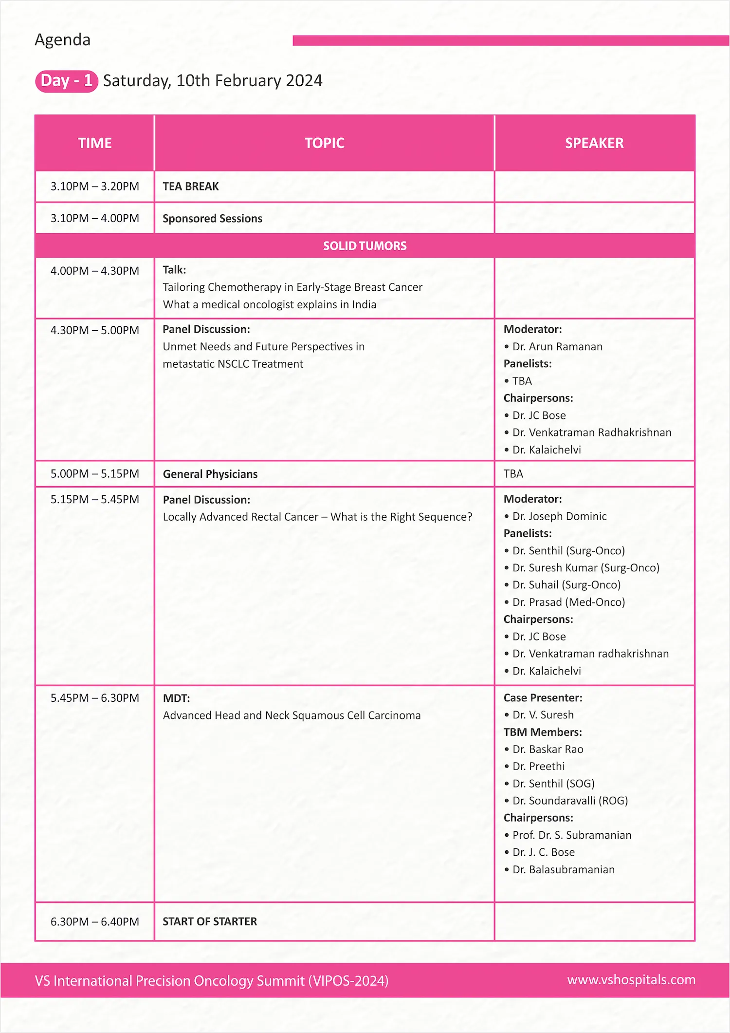 VIPOS - Symposium - Agenda - Page 6