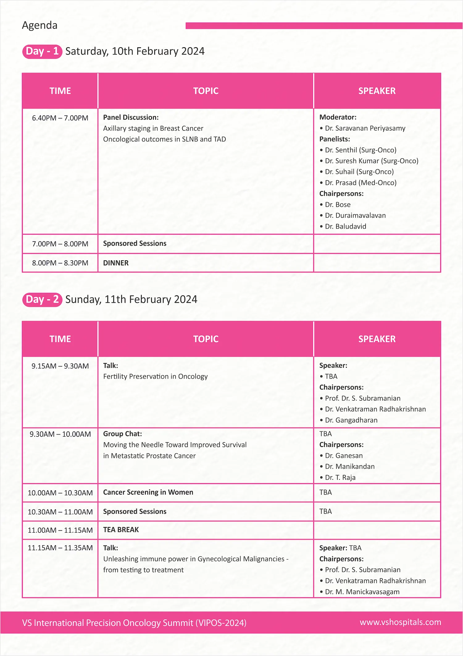 VIPOS - Symposium - Agenda - Page 7