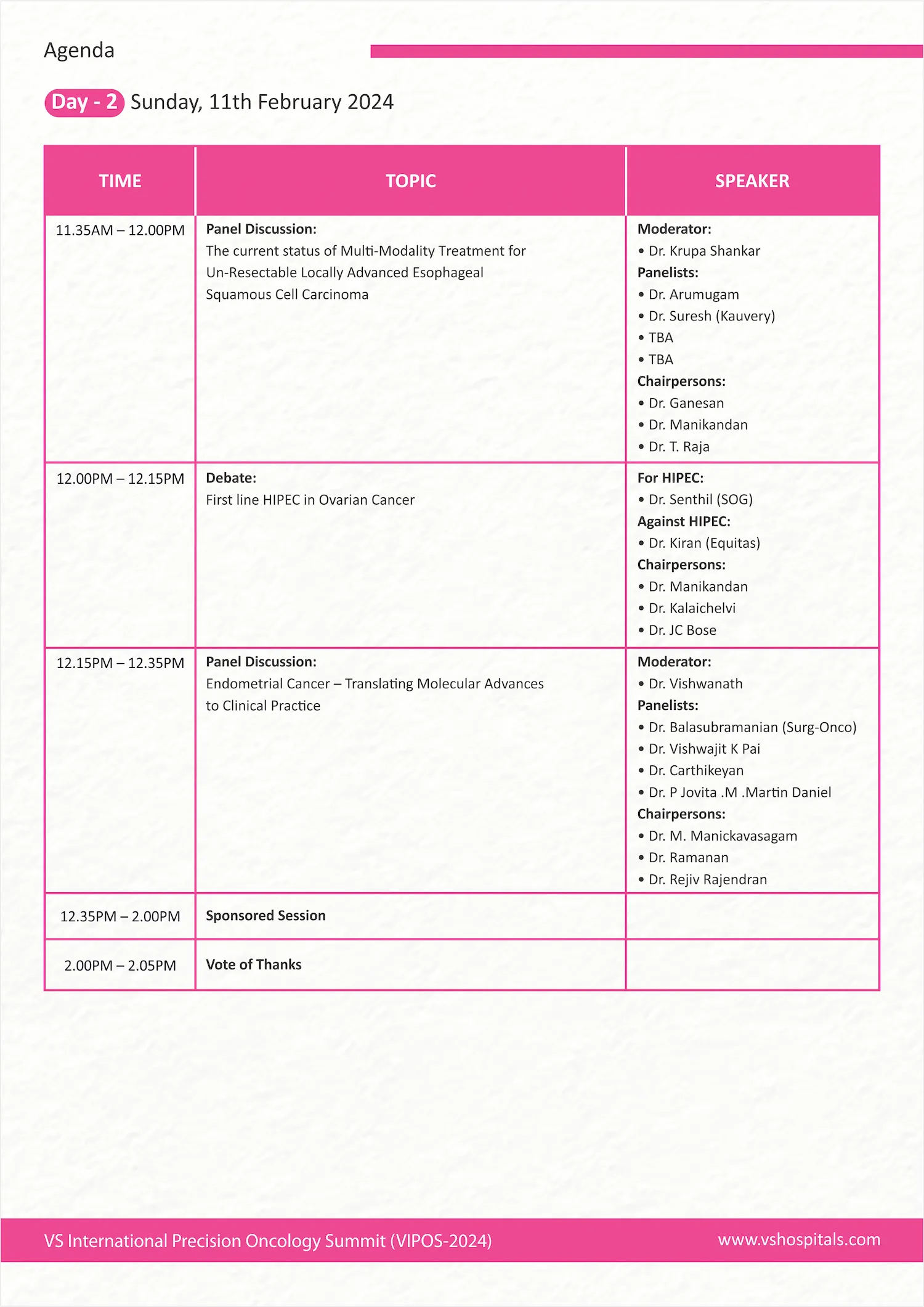 VIPOS - Symposium - Agenda - Page 8