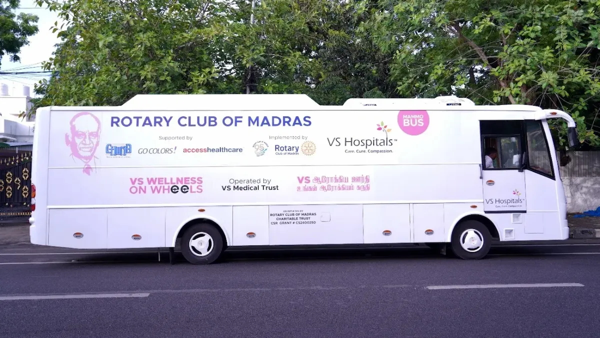Successful Launch of the VS Wellness on Wheels Cancer Screening bus by Thiru. Ma. Subramanian